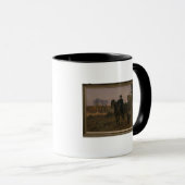 Bismarck op Horseback met Dog Mok (Voorkant rechts)