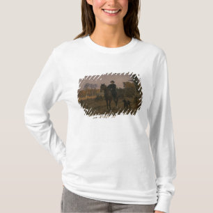Bismarck op Horseback met Dog T-shirt