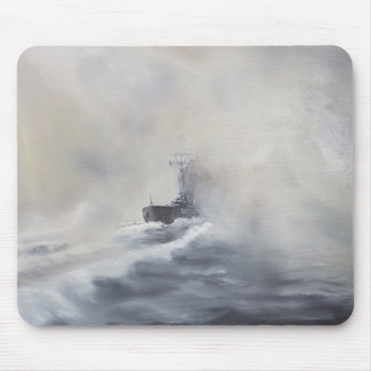 Bismarck overvalt haar overtuigers op 25 mei 1941. muismat (Voorkant)