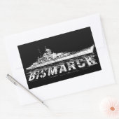 Bismarck Rechthoek Stickers (Envelop)