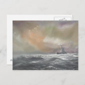 Bismarck signaleert Prinz Eugen 0959hrs Briefkaart (Voorkant / Achterkant)