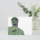 Bismarck Standbeeld, Berlijn, Hoofd, Witte Rug(bs2 Briefkaart (Staand voorkant)