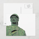 Bismarck Standbeeld, Berlijn, Hoofd, Witte Rug(bs2 Briefkaart (Voorkant / Achterkant)
