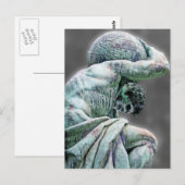 Bismarck Statue, Berlijn, Griekse God Atlas, Gray Briefkaart (Voorkant / Achterkant)