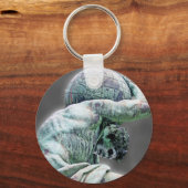 Bismarck Statue, Berlijn, Griekse God Atlas, Gray  Sleutelhanger (Voorkant)