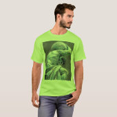 Bismarck Statue, Berlijn, Griekse God Atlas, Gray  T-shirt (Voorkant volledig)