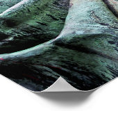 Bismarck Statue, Berlijn, Griekse god atlas, Groen Poster (Hoek)