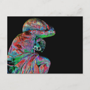 Bismarck Statue, Berlijn, Griekse godatlas, gekleu Briefkaart