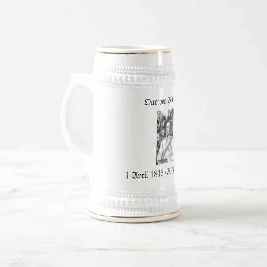 Bismarck Stein Bierpul (Voorkant links)