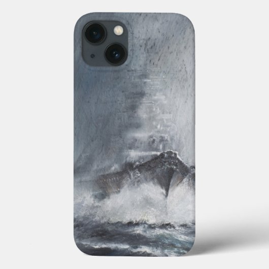 Bismarck through curtains of rain sleet Case-Mate iPhone case (Achterkant)