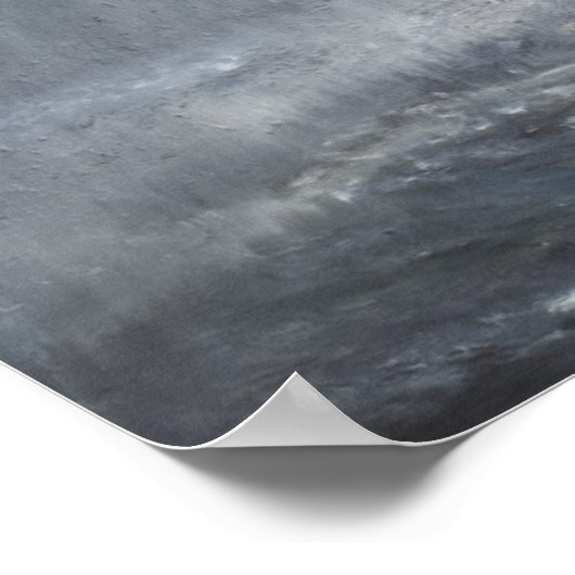 Bismarck through curtains of rain sleet poster (Hoek)