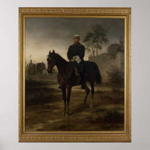 Bismarck voor Parijs, 1873 Poster
