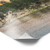 Bismark Lake in het Black Hills National Forest Foto Afdruk (Hoek)