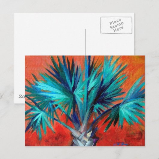 Bismark Palm II Post Card Briefkaart (Voorkant / Achterkant)