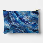 Bismillah Alhamdullilah Blue Agate Etui (Achterkant)