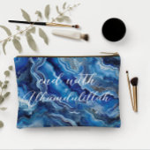 Bismillah Alhamdullilah Blue Agate Etui