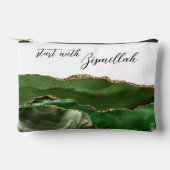 Bismillah Alhamdullilah Green Agate Etui (Voorkant)