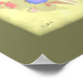 Bismillah Allahu Akbar - kalligrafische kunst Poster (Hoek)