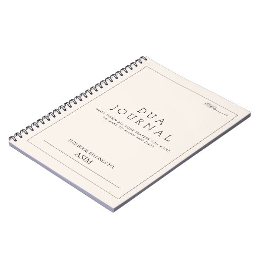 Bismillah Arabisch Dua Journal Notitieboek (Linkerzijde)