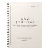Bismillah Arabisch Dua Journal Notitieboek (Voorkant)
