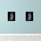 Bismillah Arrahman Arraheim Muurkunst Sets (Houten vloer)