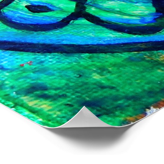 Bismillah/Basmala Calligrafie Poster (Hoek)