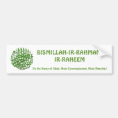 Bismillah Bumpersticker (Voorkant)