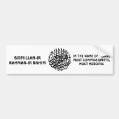 Bismillah Bumpersticker (Voorkant)