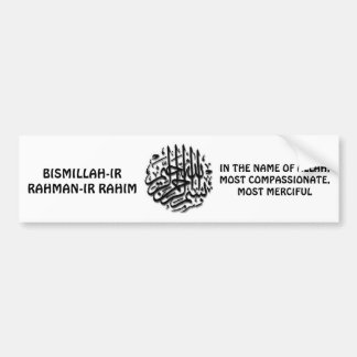 Bismillah Bumpersticker
