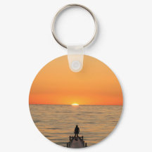 Bismillah en zonsondergang ontwerp sleutelhanger