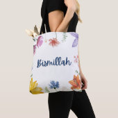 Bismillah Flower canvas tas (Dichtbij)