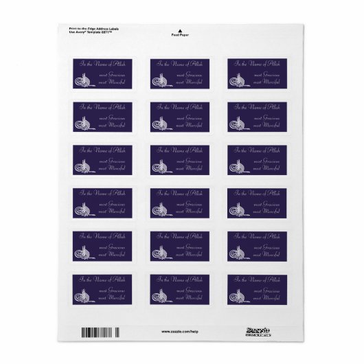 Bismillah - In de naam van Allah Arabisch label (Full Sheet)