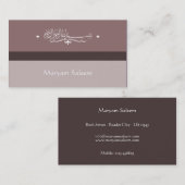 Bismillah Islam Islamitisch hart schattige bloem Visitekaartje (Voorkant / Achterkant)