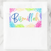 Bismillah Rechthoekige stickers Stickers (Tas)
