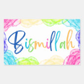 Bismillah Rechthoekige stickers Stickers (Voorkant)