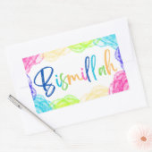 Bismillah Rechthoekige stickers Stickers (Envelop)