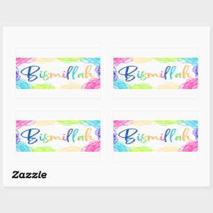 Bismillah Rechthoekige stickers Stickers