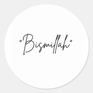 "Bismillah" Sticker – Islamitische geloofscitaat