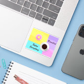 Bismillah voor alles sticker (Laptop met iPhone)