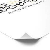 Bismillahi Ar-Rahmani Ar-Rahim –Arabic Thuluth Art Foto Afdruk (Hoek)