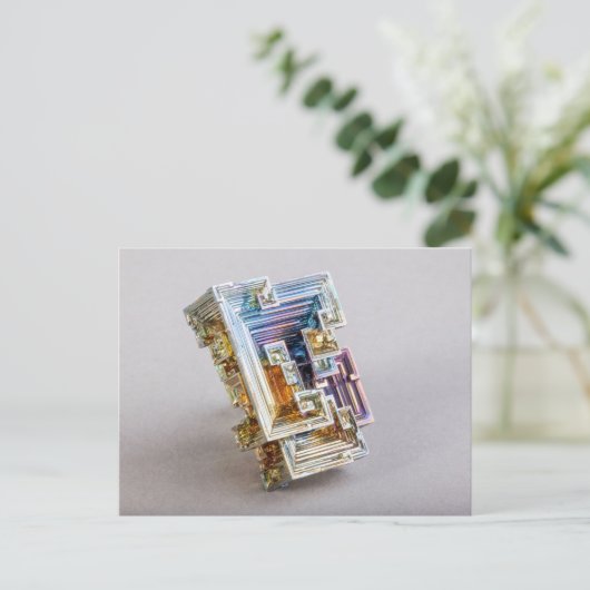 Bismuth Crystal Briefkaart (Staand voorkant)