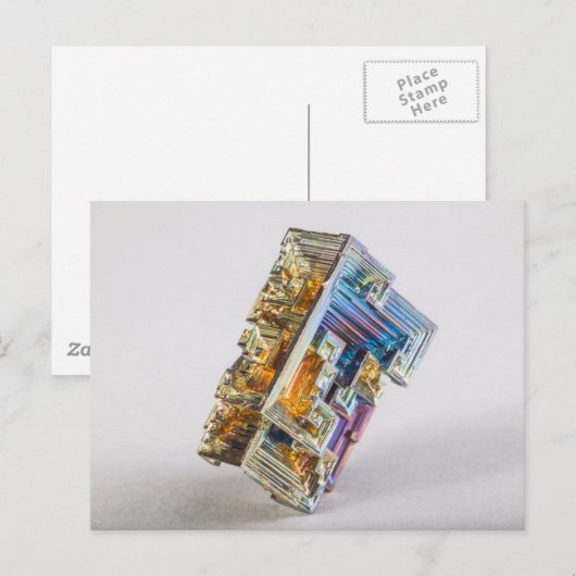 Bismuth Crystal Briefkaart (Voorkant / Achterkant)