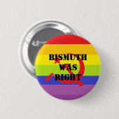 Bismuth had gelijk ronde button 5,7 cm (Voorkant /achterkant)