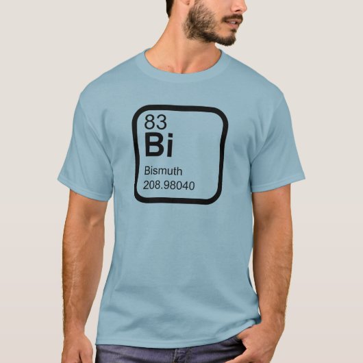 Bismuth - Periodic Table science design T-shirt (Voorkant)
