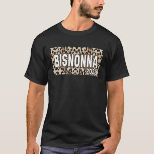 Bisnonna 2022 Aankondiging Italiaans grootmoeder L T-shirt