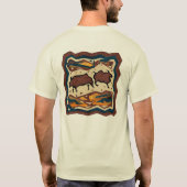 Bison Americana 3D T-shirt (Achterkant)