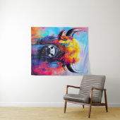 Bison Animal Discovery Adventure Natuur Planet Wandkleed (In Situ (horizontaal))