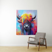 Bison Animal Discovery Adventure Natuur Planet Wandkleed (In situ)