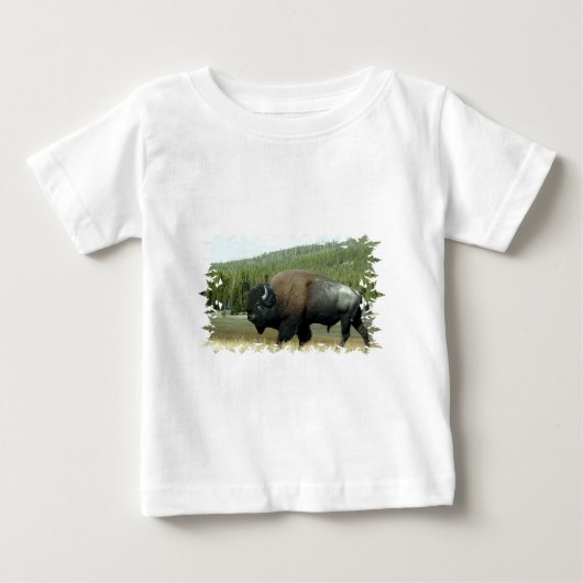 Bison Baby T-Shirt (Voorkant)