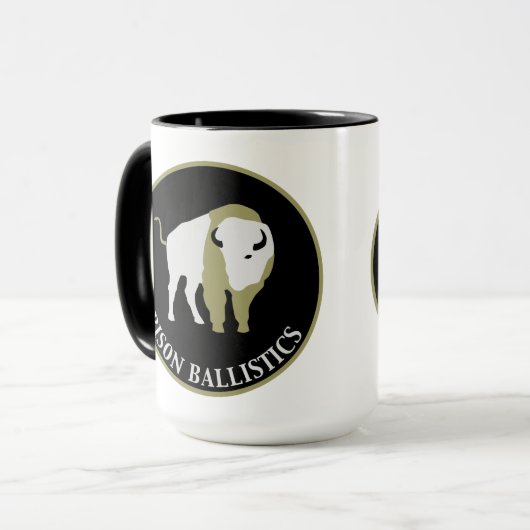 Bison Ballistics Ceramic Coffee Mok (Voorkant links)